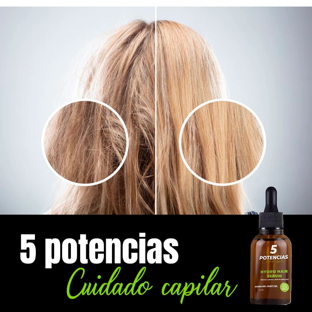 HairRush - 5 Potencias Cuidado Capilar